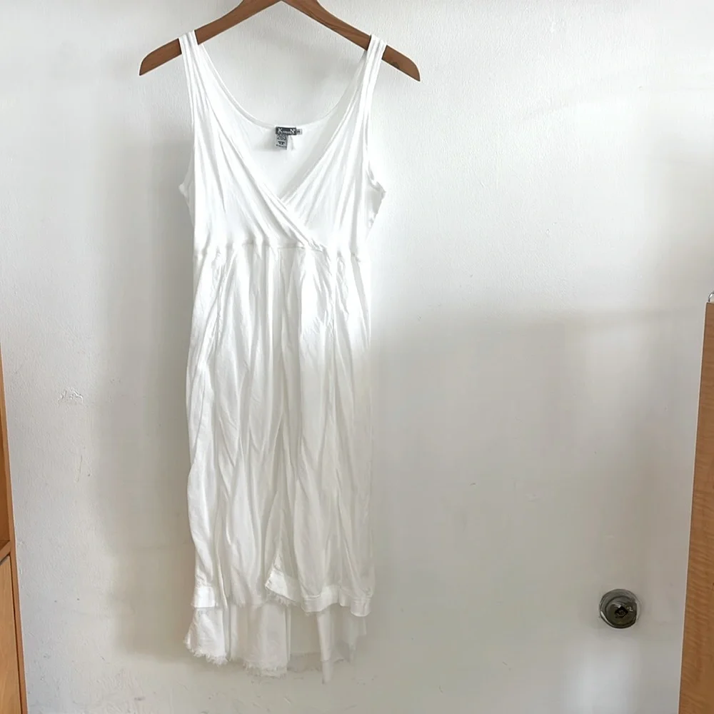 Vintage Kristensen Du Nord White Dress Boho Gypset vibes - Picture 1 of 6